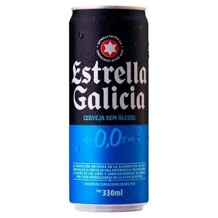 ESTRELLA GALICIA ZERO ALCOOL LATA 330