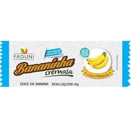 BANANINHA CREMOSA DOCE BANANA ZERO ACUCAR 