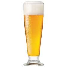 Taça de chopp sem colarinho